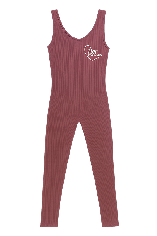 1pc Ribbed Body Suit