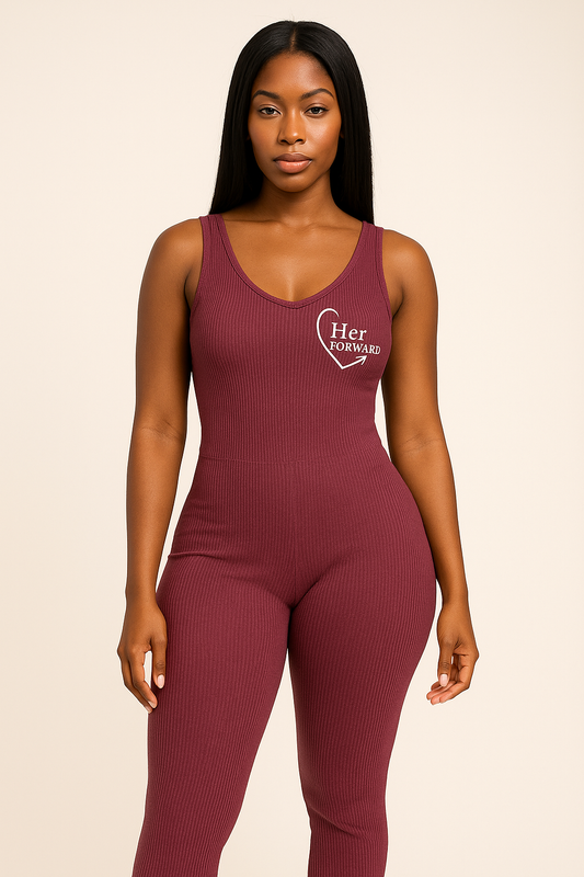 1pc Ribbed Body Suit